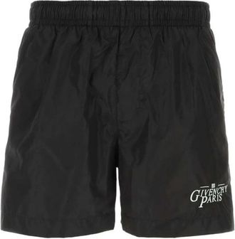 Givenchy Logo-geborduurde Zwemshorts - Heren - Strandmode - Zwart - L - Badmode