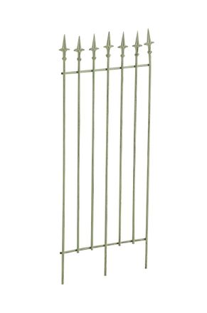 Clp Reja De Metal Elisa Para Trepadoras Verde Antiguo