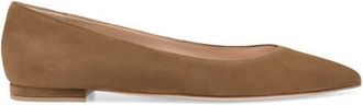 Gianvito Rossi Gianvito Flats in Brown Suede at Nordstrom, Size 37.5