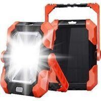 OEM Foco Led Recargable Por Usb Y Energ&iacute;a Solar, Luz De Trabajo Port&aacute;til Con 4 Modos Sos, Rotaci&oacute;n De 360&deg; Y Brillo Ajustable. - Crezuo