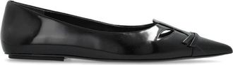 Marc Jacobs Leren Ballerinas - Dames - Ballerinas - Zwart - 37 EU - Leer - Schoenen
