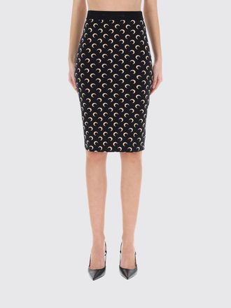 Marine Serre Gonna a tubino con logo all-over Marine Serre