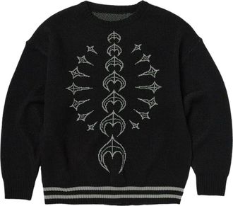 Thug Club TC Bone Knit Sweater Black White TC25KN2001