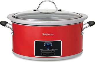 Betty Crocker 6Qt Oval Digital Slow Cooker