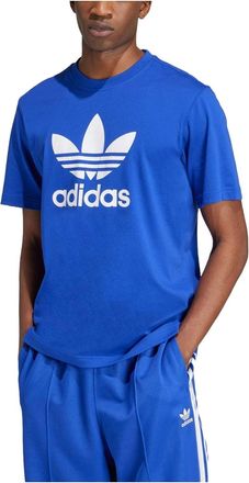 adidas Adicolor Trefoil T-Shirt Asia Sizing Blue White IZ3058