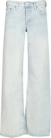 A Gold E Amplfy L/R Loos Wide Jeans - Dames - Loose Fit Jeans - Blauw - W29 - Denim - Jeans