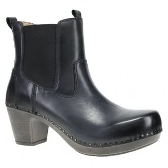 Dansko Womens Shayna Heeled Boot In Black
