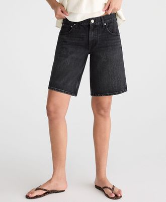 A&eacute;ropostale Low-Rise Baggy Denim Jorts