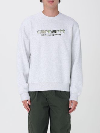 Carhartt Work in Progress Felpa a girocollo in cotone con logo Solar Chrome Carhartt Wip