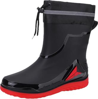 Generic Mens Rubber Shoes, Non-Slip Wear-Resistant Waterproof