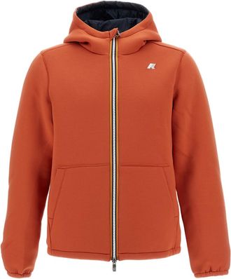 K-Way Orange / Blue Jack Spacer Reversible Technical Jacket