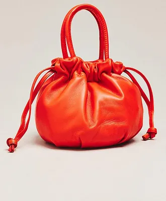 Clare Vivier Emma Leather Top Handle Bag