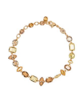 Swarovski Armband verfraaid met kristallen - Goud