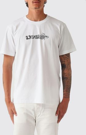 Off-white T-shirt in cotone con logo Arrow