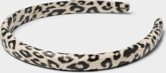 Simons Womens Leopard thin headband