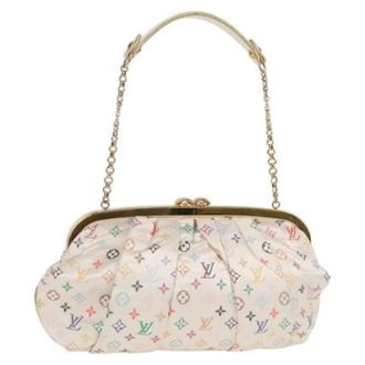 Louis Vuitton Tweedehands Canvas handtassen - Dames - Pre-owned - Veelkleurig - Maat: ONE Size Satijn