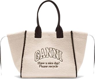 Ganni Shopper Xxl Shearling