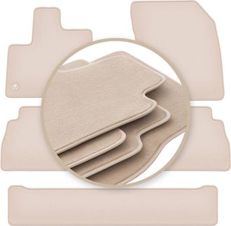 OEM Alfombrillas Premium Beige Para: Citro&euml;n Berlingo Iii Multispace 7 Plazas 2018