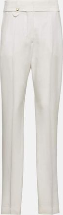 Jacquemus Le Pantalon Tibau side-slit slim pants