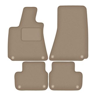 OEM Alfombrillas De Terciopelo Para Coche: Maserati Ghibli Iii Sed&aacute;n (2015-) Beige