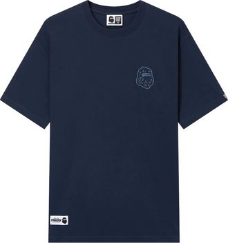 Fingercroxx T-shirt con ricamo - Blu