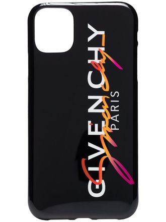 Givenchy iPhone 11 hoesje met logo met zonsondergang - Zwart