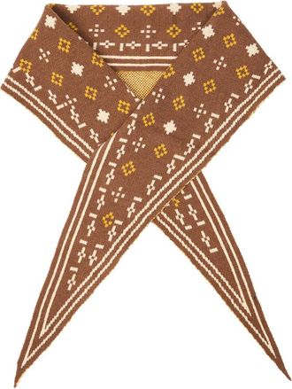 Saachi Saachi Foulard Knit Triangle Scarf