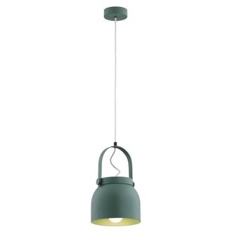 Netlighting Logan 20cm Dome Pendant Ceiling Light Green