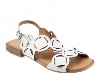 Bueno Womens Avril Sandals In White