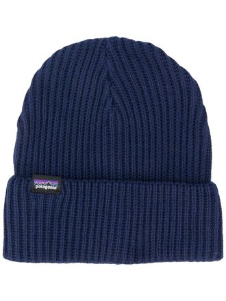 Patagonia ribbed-knit beanie - men - Recycled Polyester - One Size - Blue