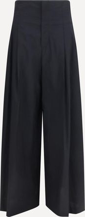 Brunello Cucinelli Pantaloni in popeline di cotone techno Woman 36