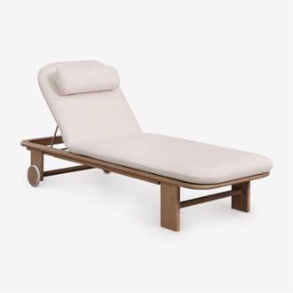 Sklum Pack De 2 Tumbonas Reclinables En Madera De Acacia Uleno Sklum