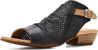Miz Mooz Cayden Heeled Sandals Womens Sandals Black : EU 42 (US Womens 10.5-11) B - Medium, Leather