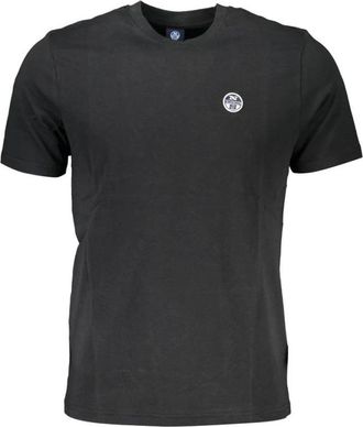 North Sails T-shirt met ronde hals- korte mouwen - Heren - T-shirts - Zwart - 2XL - Katoen - Tops