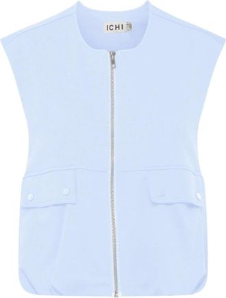 Ichi Gilet - - Jackets - Donna - Blu - XL