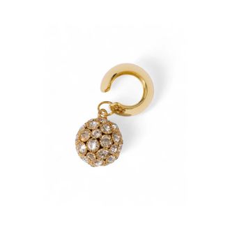 Pearl Octopuss.y Crystal Spheres Cuff Pearl - Dames - Oorbellen - Geel - ONE Size - Accessoires