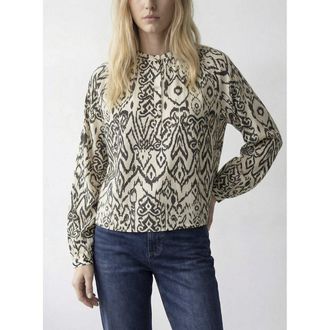 Vila Bedrukte blouse met lange mouwen