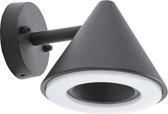Lindby Lindby L&aacute;mpara De Pared Led Exterior soran En Negro Metal