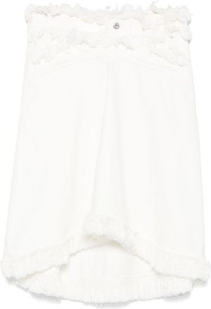 Ferragamo Denim Midi Skirt - Womens - Cotton/Polyester