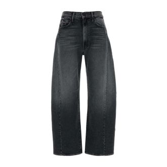 Mother Dames, Jeans, Grijs, Maat: W28 Denim