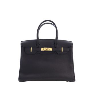 Herm&egrave;s Pre-owned Hermes Togo Swift and Toile 3 in 1 Birkin Retourne 30 Pouch Ladies T9B8896XX66T0EN3