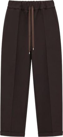 Liviana Conti Pantaloni dritti - - Trousers - Donna - Marrone - XL