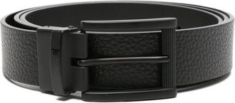 Just Cavalli Grained Leather Belt