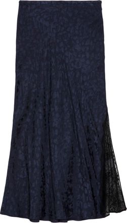 Zadig&Voltaire Jayla skirt - women - Silk - 38 - Blue