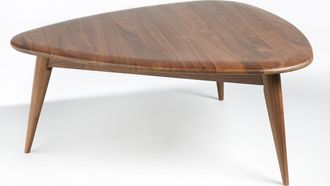 AM.PM Salontafel in massief notenhout, Th&eacute;oleine, klein model