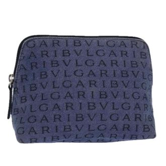 Bulgari Pre-owned Canvas pouches - Dames - Pre-owned - Blauw - Maat: ONE Size
