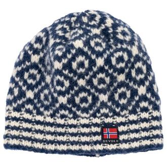 Devold Svalbard Wool Beanie M&uuml;tze - Unisex | grau/blau