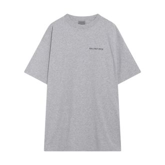 Balenciaga Hombre, Camisetas, Gris, Talla: M