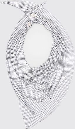 Paco Rabanne Scarf RABANNE Woman color Silver