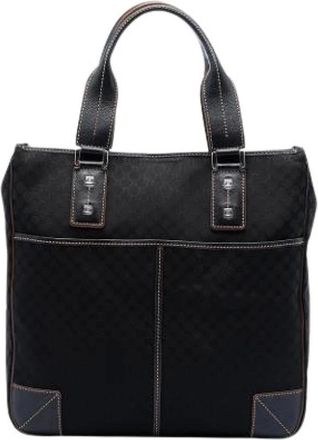 Celine Pre-owned Tote Bags, female, Black, Size: ONE SIZE Pre-owned Canvas Tote